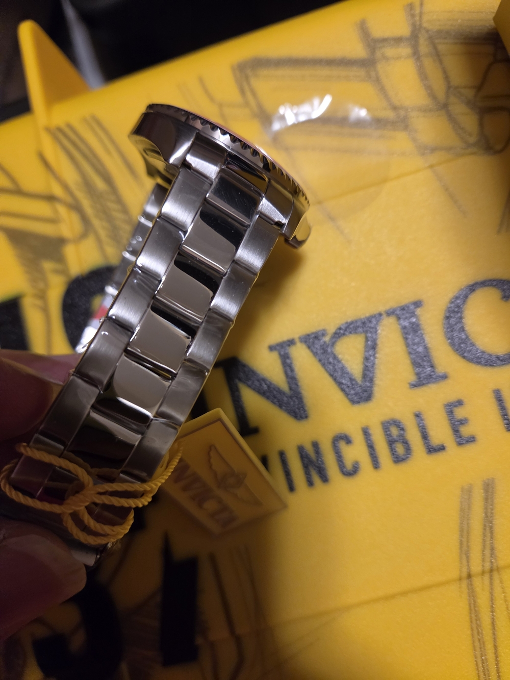 Invicta Michael Jordan Vision From Above, Orange Dial Stainless Steel Dive Watch - Picture 3 of 3